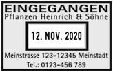 Textplatte Colop Dater 2660 - Vorschau