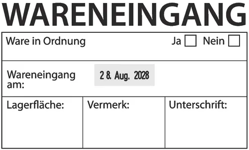 Textplatte Trodat Professional Dater 54120