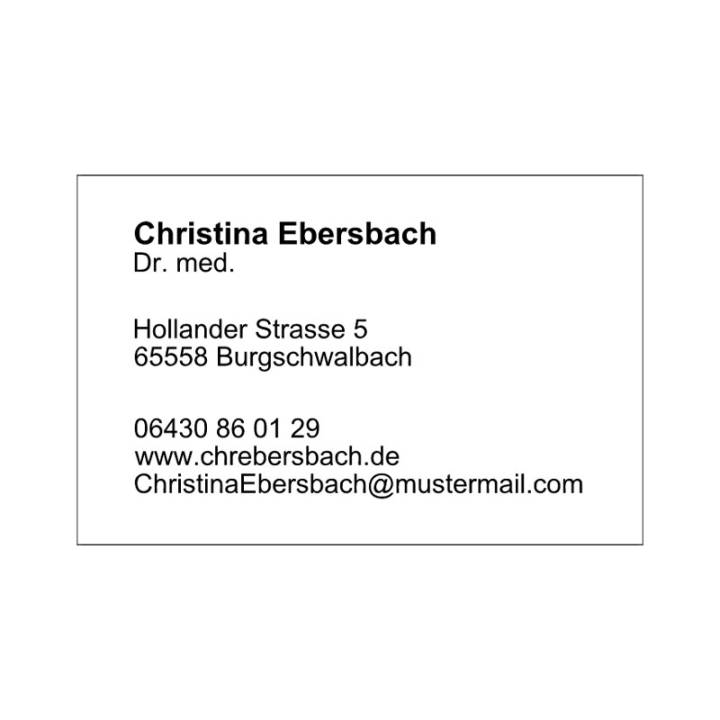 Visitenkarten Visitenkarten