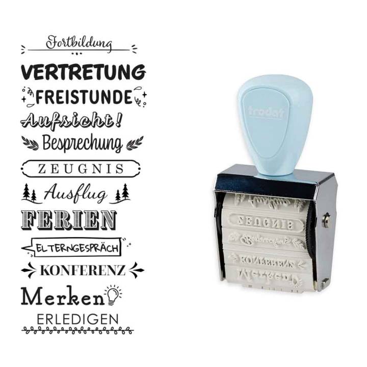 trodat® Creative Mini Stempel + Kissen Set Schulplaner trodat® Creative Mini Stempel + Kissen Set Schulplaner