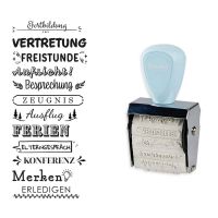 trodat® Creative Mini Stempel + Kissen Set Schulplaner