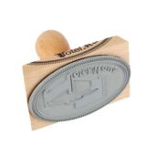 Holzstempel 90x60 mm oval