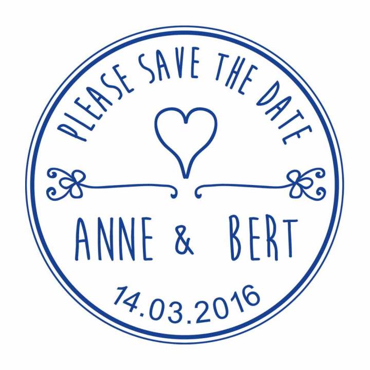 Stempel "Save the Date"