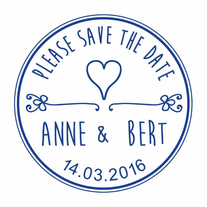 Stempel "Save the Date" Stempel "Save the Date"