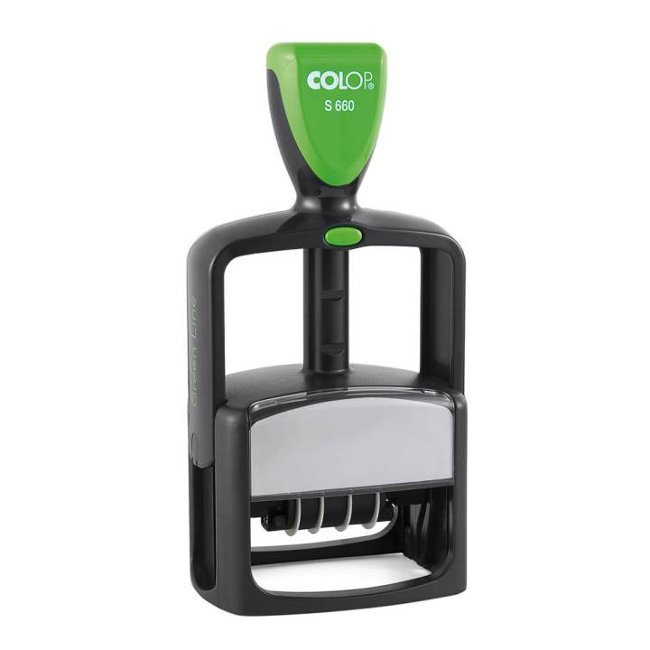 Colop S660 Dater green line