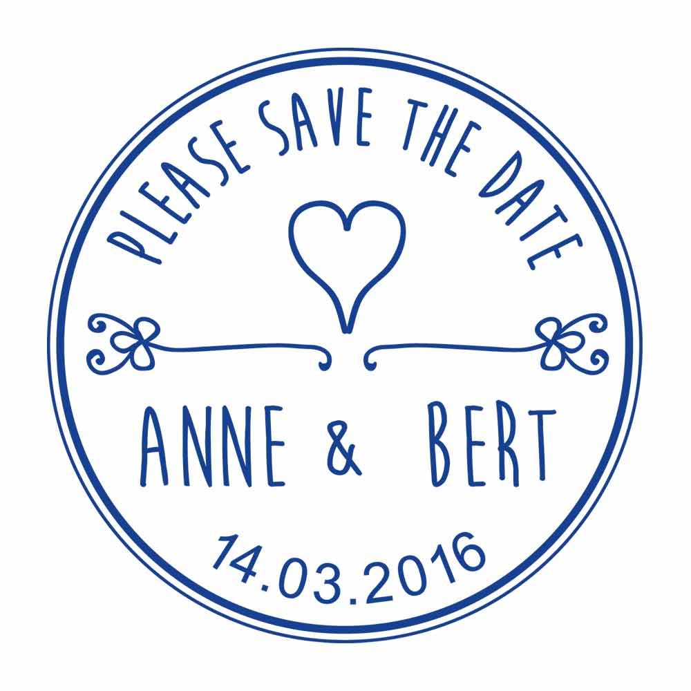 Motivstempel Hochzeit 9 save the date Motivstempel Hochzeit 9 save the date