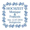 Motivstempel Hochzeit 17 "Hochzeit" Motivstempel Hochzeit 17 "Hochzeit"