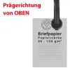 Trodat Ideal Prägezange Prägerichtung von oben Trodat Ideal Prägezange Prägerichtung von oben
