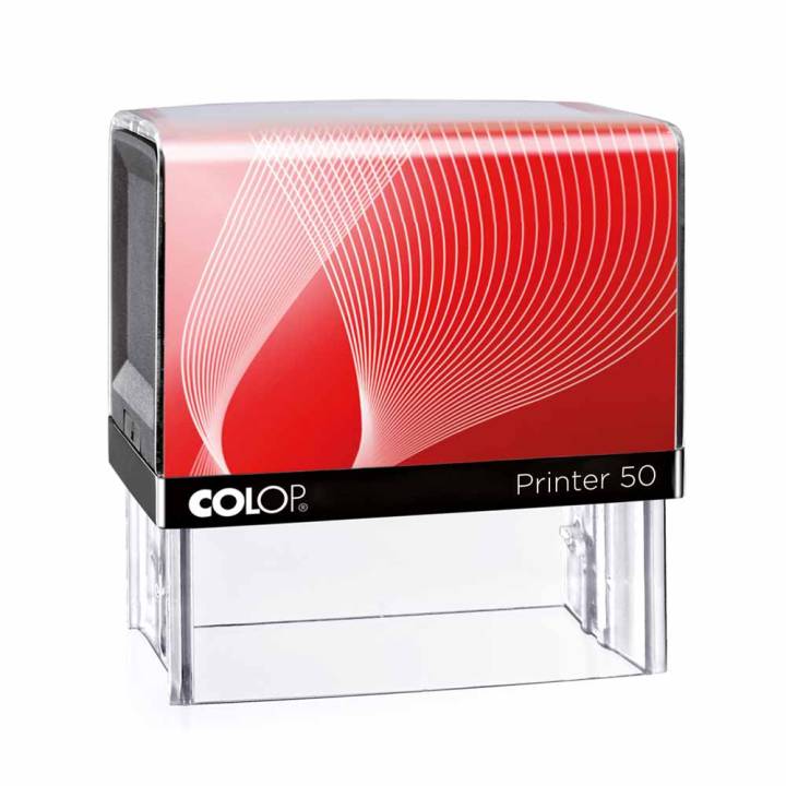 Colop Printer 50 - eco schwarz/feuerrot