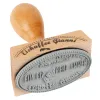 Holzstempel 60x40 mm oval Holzstempel 60x40 mm oval