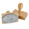Holzstempel 100x70 mm oval Holzstempel 100x70 mm oval