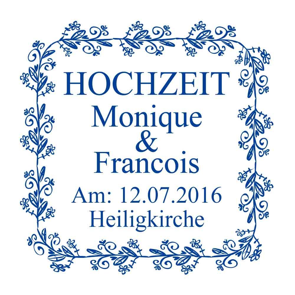 Motivstempel Hochzeit  17 Hochzeit