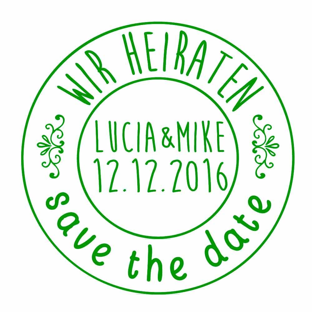 Motivstempel Hochzeit 5 save the date Motivstempel Hochzeit 5 save the date