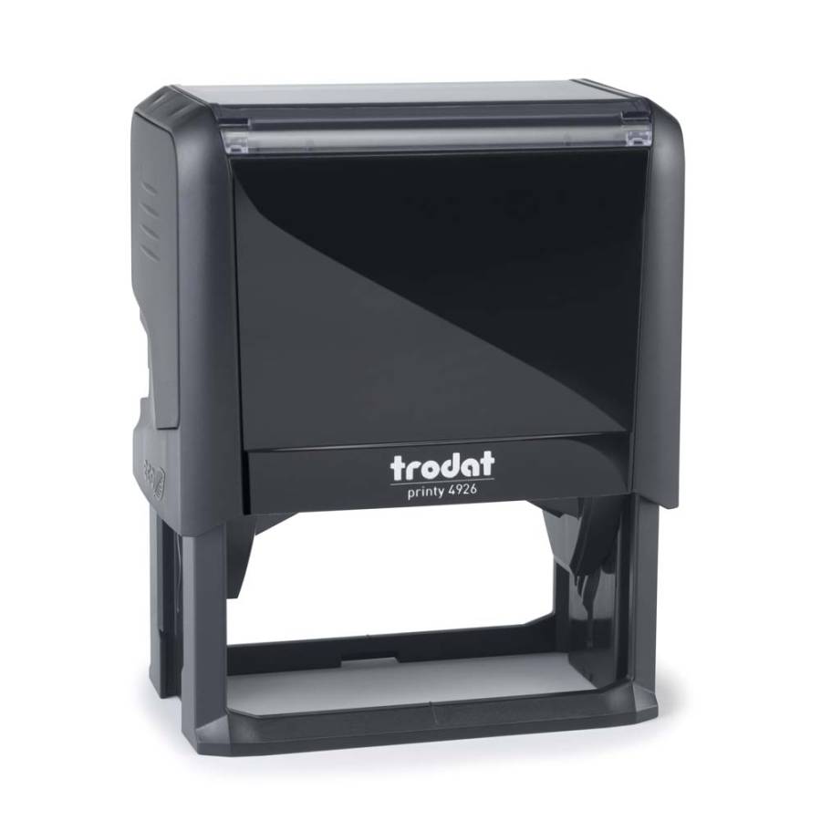 Trodat Printy 4926 QR Code Stempel schwarz - schwarz