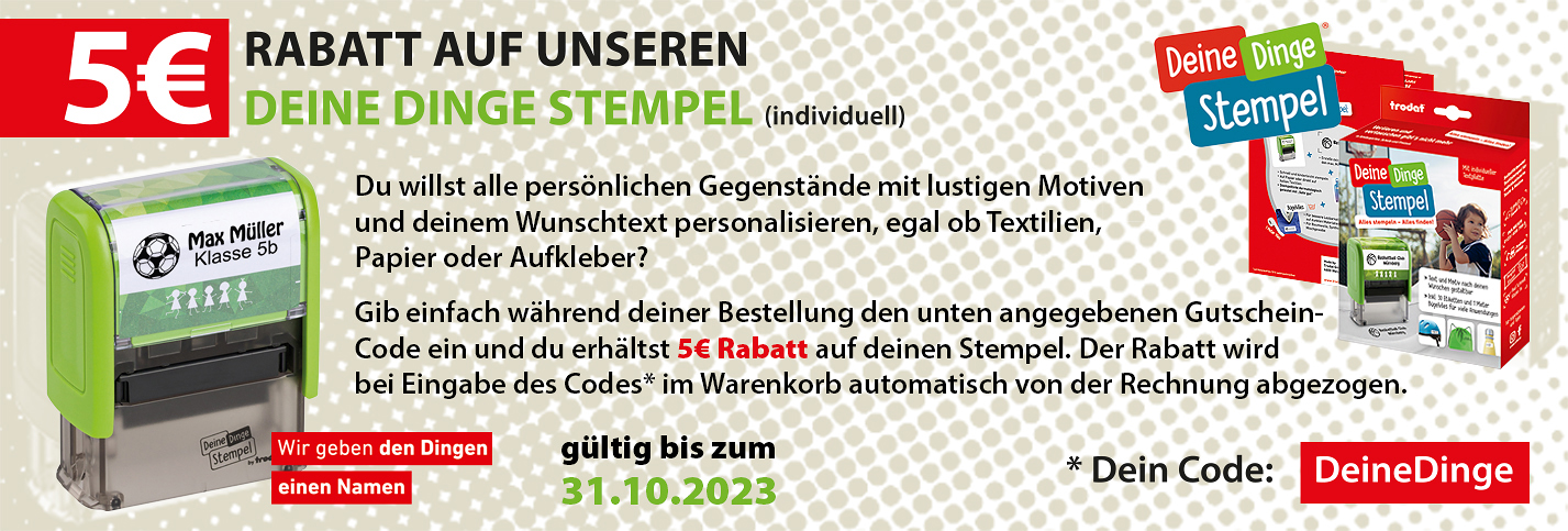 Banner Deine Dinge Stempel